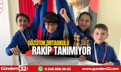 Gözütok Ortaokulu rakip tanımadı