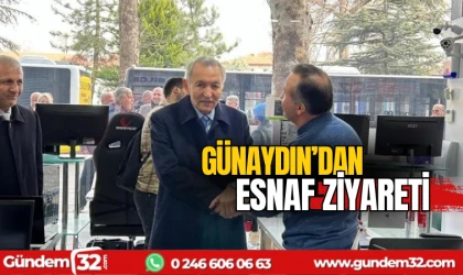 Günaydın'dan esnaf ziyareti