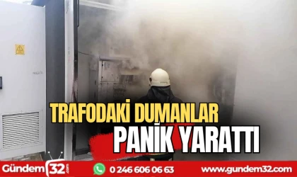 Isparta'da dumanlar panik yarattı