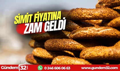 Isparta'da simit fiyatına zam geldi