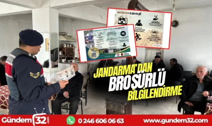 Jandarma vatandaşları bilinçlendirmeye devam ediyor