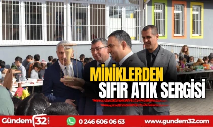 MİNİKLERDEN SIFIR ATIK SERGİSİ