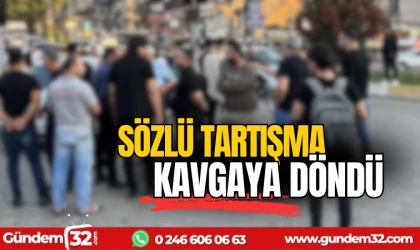 Sözlü tartışma, kavgaya döndü
