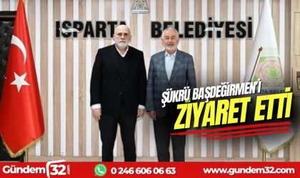 SÜREYYA SADİ BİLGİÇ, ŞÜKRÜ BAŞDEĞİRMEN ‘İ MAKAMINDA ZİYARET ETTİ
