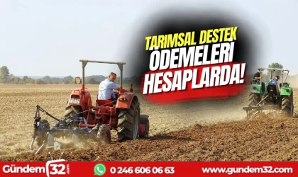 Tarımsal destek ödemesi bugün yapılacak