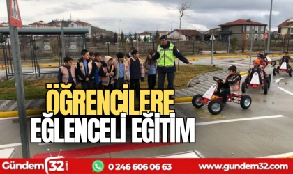 Trafik timleri öğrencilere eğitim verdi