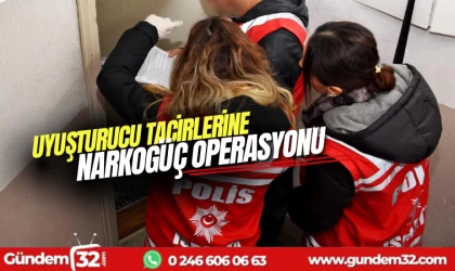 Uyuşturucu tacirlerine narkogüç operasyonu
