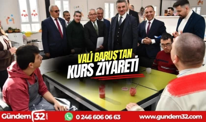 Vali Baruş, eğitim çalışmalarını izledi