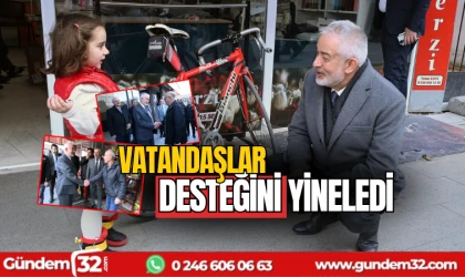 Vatandaşlardan Başkan Başdeğirmen'e tam destek mesajı