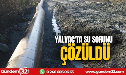 Yalvaç'ta su sorunu çözüldü