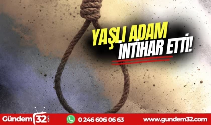 Yaşlı adam hayatına son verdi