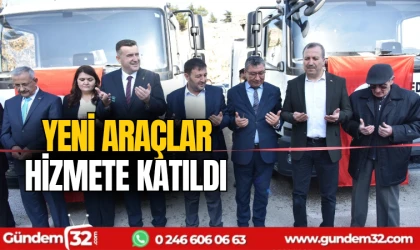 Yeni araçlar hizmete girdi