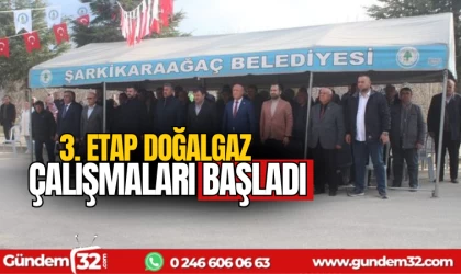 3. etap törenle başlatıldı