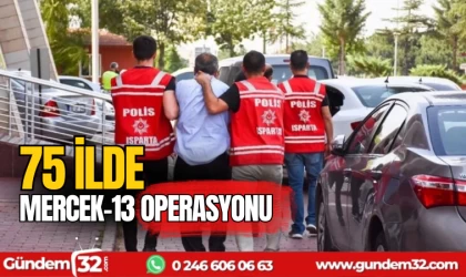 75 ilde mercek-13 operasyonu