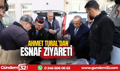 Ahmet Tural'dan esnaf ziyareti