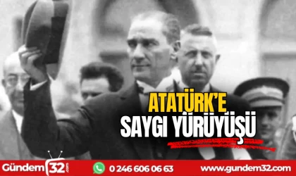 Atatürk'e saygı yürüyüşü yapılacak