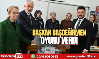 Başkan Başdeğirmen oyunu kullandı