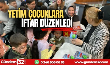 Başkan Başdeğirmen Yetim çocuklara iftar verdi