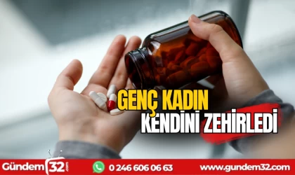 Bunalıma giren genç kadın kendini zehirledi