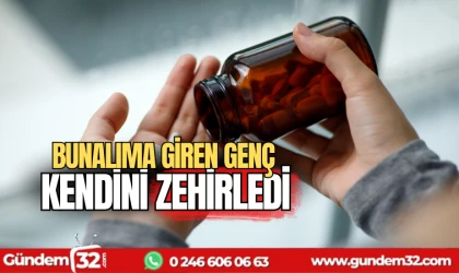 bunalıma giren genç kendini zehirledi