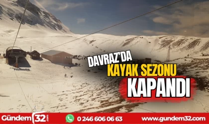 Davraz'da kayak sezonu kapandı