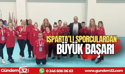 Down Sendromlu Isparta’lı Sporculardan büyük başarı
