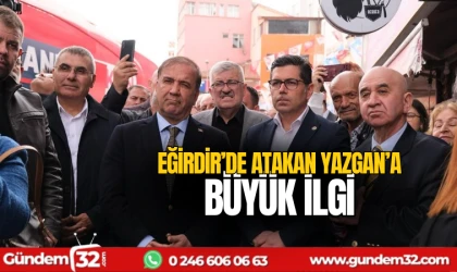 Eğirdir SKM Açılışında Atakan Yazgan’a Büyük İlgi