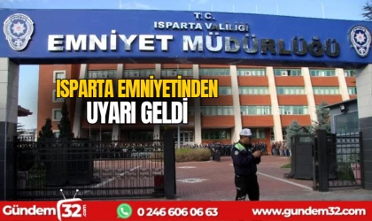 Emniyet müdürlüğü uyardı