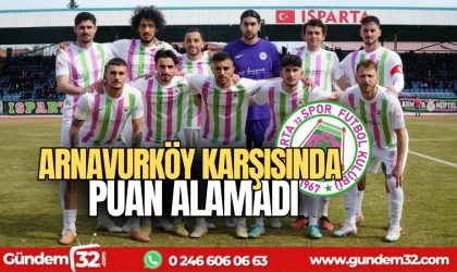 Isparta 32 Spor haftayı puansız kapadı