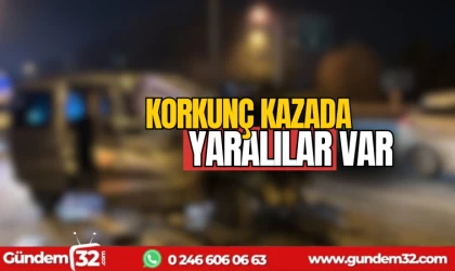 Korkunç kazada yaralılar var