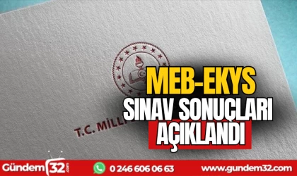 MEB-EKYS sınav sonuçları açıklandı