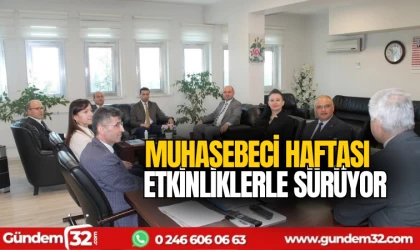 Muhasebe haftası etkinliklerle sürüyor