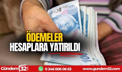 Ödemeler hesaplara yatırıldı