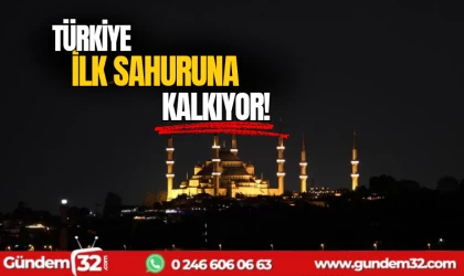 Ramazanın ilk sahuruna kalkılacak