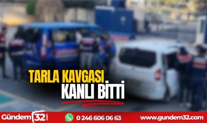 Tarla yüzünden kavga yaptılar