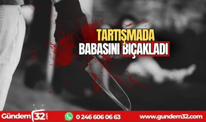 Tartışmada babasını bıçakladı