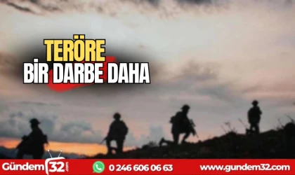 Teröre bir darbe daha