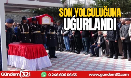Uzman çavuş son yolculuğuna uğurlandı