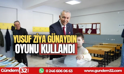 Yusuf Ziya Günaydın oyunu kullandı
