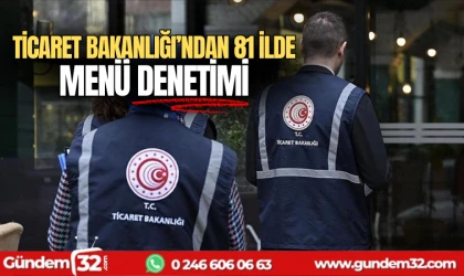 81 ilde kafe ve restoranlara 'menü' denetimi