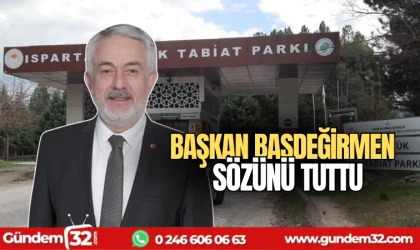 Başkan Başdeğirmen sözünü tuttu