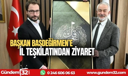 Başkan Başdeğirmen'e il teşkilatından ziyaret