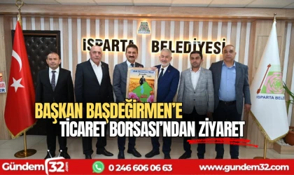 Başkan Başdeğirmen'e Ticaret Borsası'ndan ziyaret