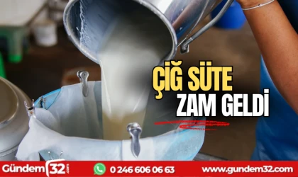 Çiğ süte zam geldi