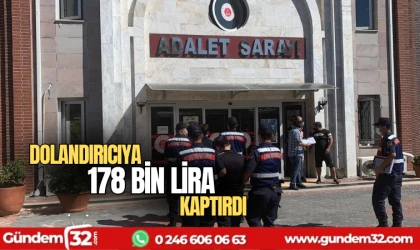 Dolandırıcıya 178 bin lira kaptırdı