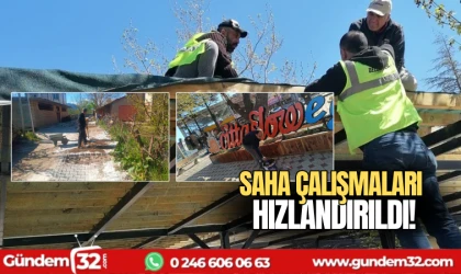 Eğirdir Belediyesi saha çalışmaları hızlandırdı