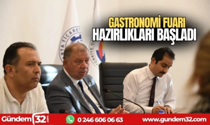 Gastronomi fuarına hazırlıklar başladı