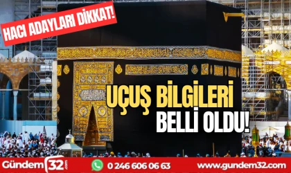 Hacı adaylarının uçuş bilgileri belli oldu