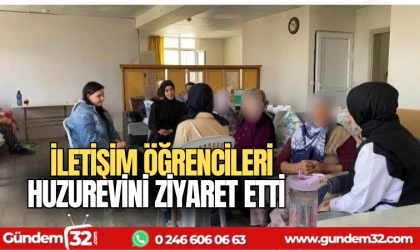 İletişim öğrencilerinden huzurevine ziyaret