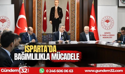 Isparta'da bağımlılıkla mücadele toplantısı